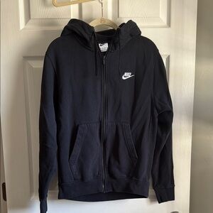 Nike Black Zip-Up Hoodie